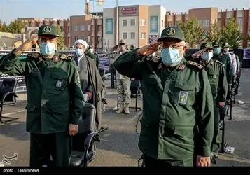 مراسم تشییع پیکر سرلشکر فیروزآبادی