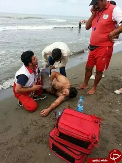 
سه مسافر از دریای خزر جان سالم بدر بردند+عکس
