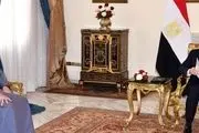دیدار وزیر خارجه کویت با رئیس‌جمهور مصر