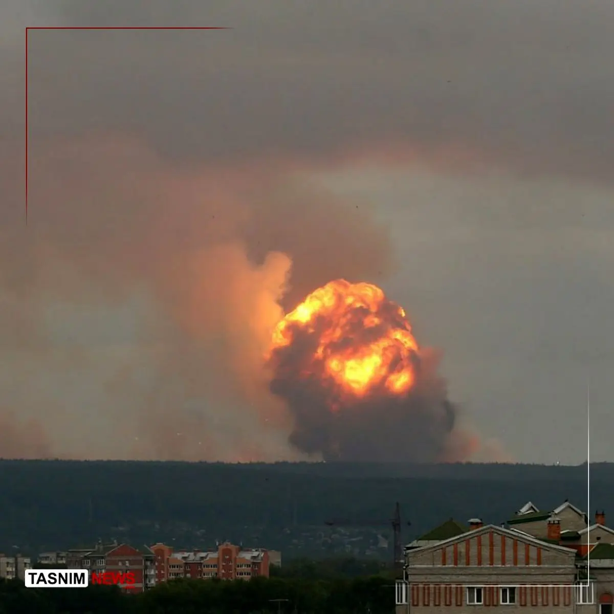 انفجار در یک پایگاه موشکی روسیه