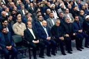 پزشکیان در اولین دیدار نمایندگان مجلس با رهبری+تصاویر