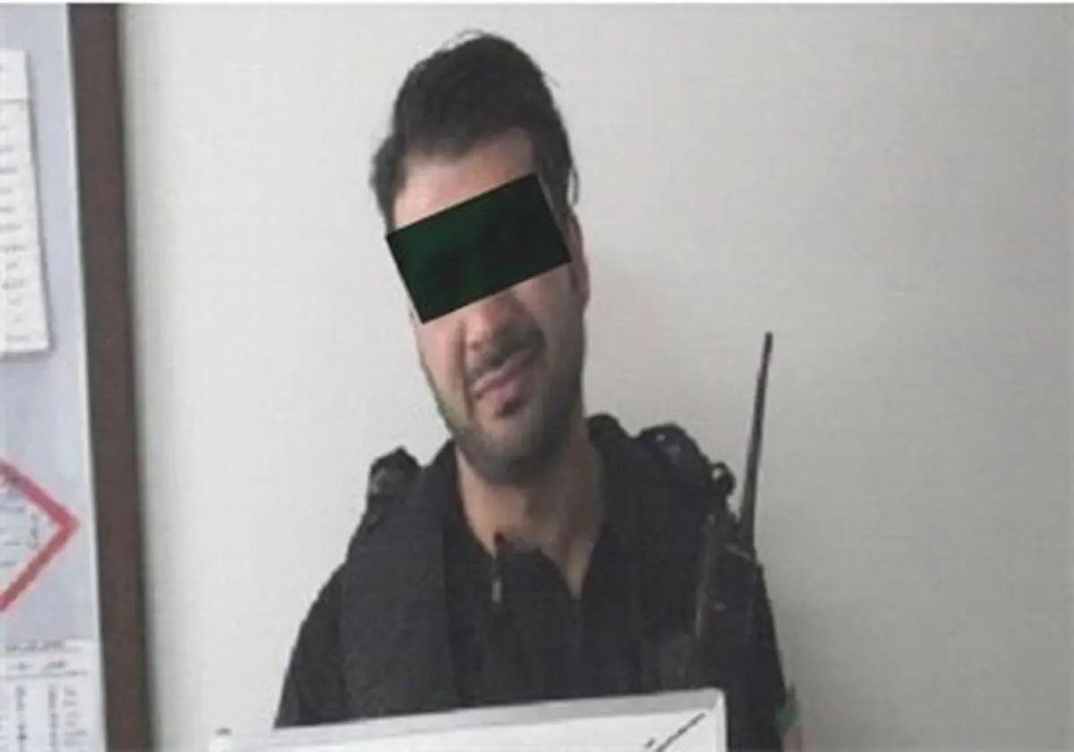 دستگیری متهم با لباس پلیس