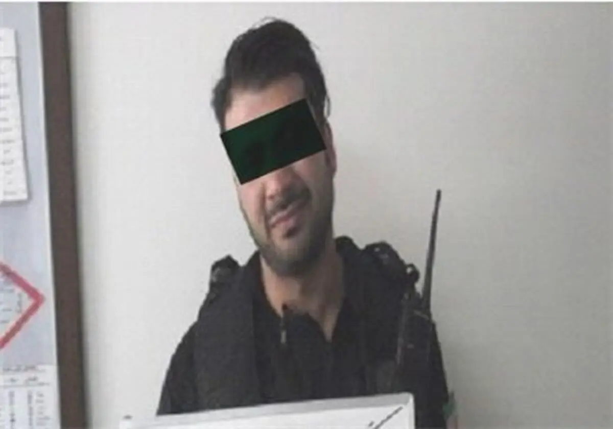 دستگیری متهم با لباس پلیس