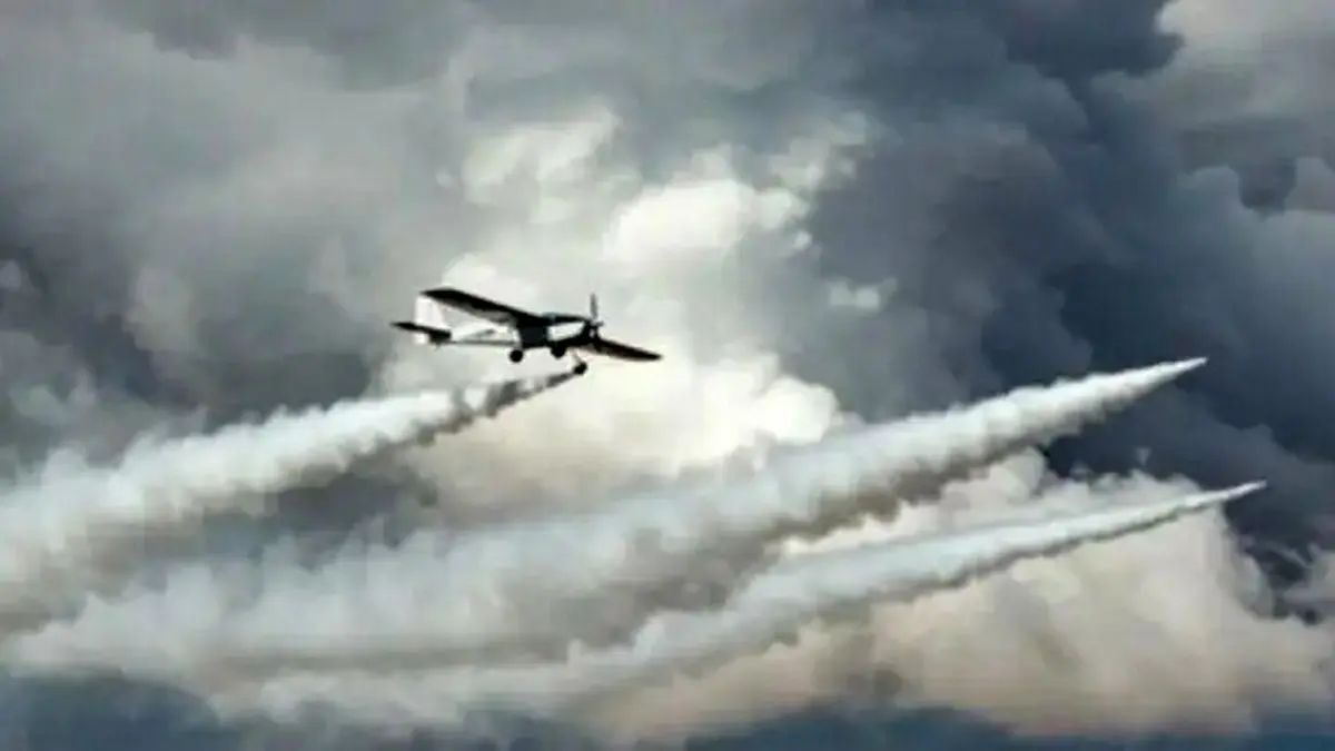 فیلم جالب از لحظه عملیات بارورسازی ابرها