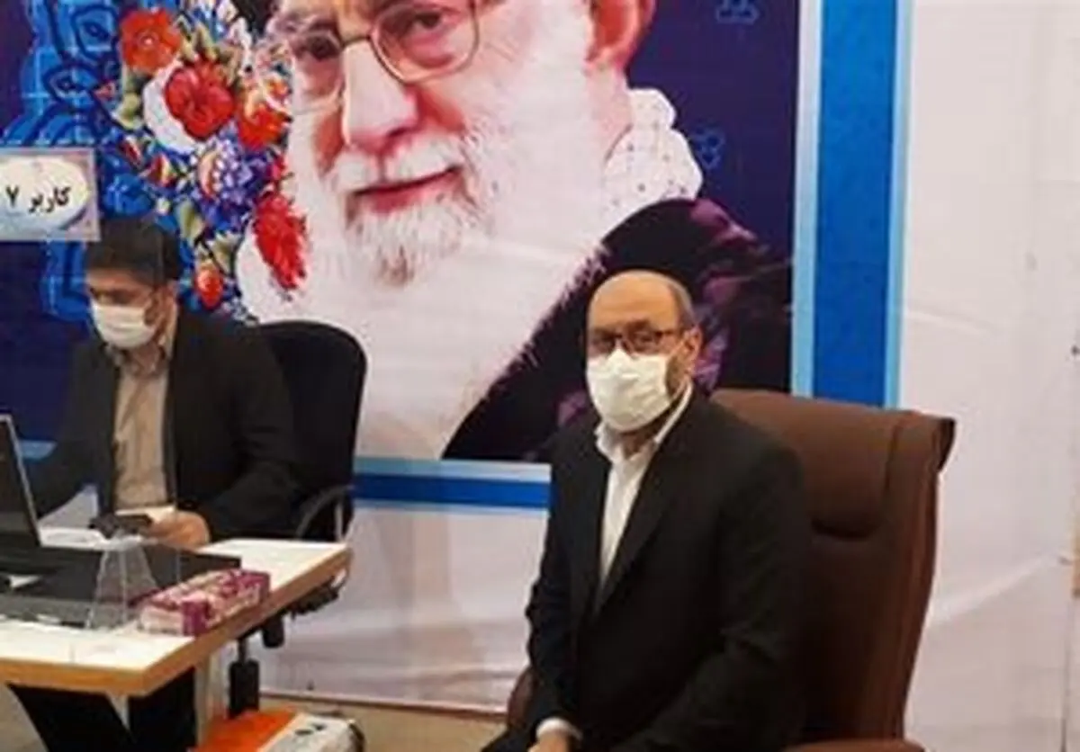 سردار حسین دهقان و همسرش در ستاد انتخابات+عکس