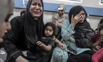 وضعیت دردناک زنان غزه+تصاویر