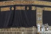 پرده کعبه تعویض شد/تصاویر