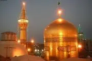 آتش سوزی در کارگاه ساختمانی در حرم امام رضا(ع)/فیلم