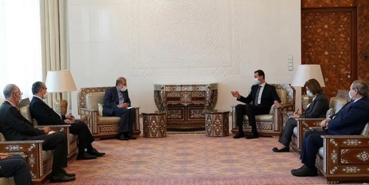 دستیار ارشد وزیر خارجه ایران با «بشار اسد» دیدار کرد