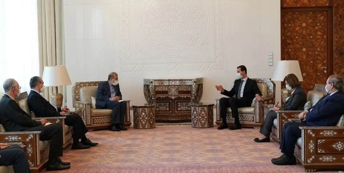 دستیار ارشد وزیر خارجه ایران با «بشار اسد» دیدار کرد