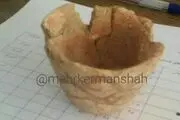 کشف سفال های ۷۰۰۰ ساله در تپه نادعلی بیگ سنقر استان کرمانشاه