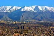 پیش بینی آب و هوای تهران در روز شنبه ۲۵ آذر ۱۴۰۲