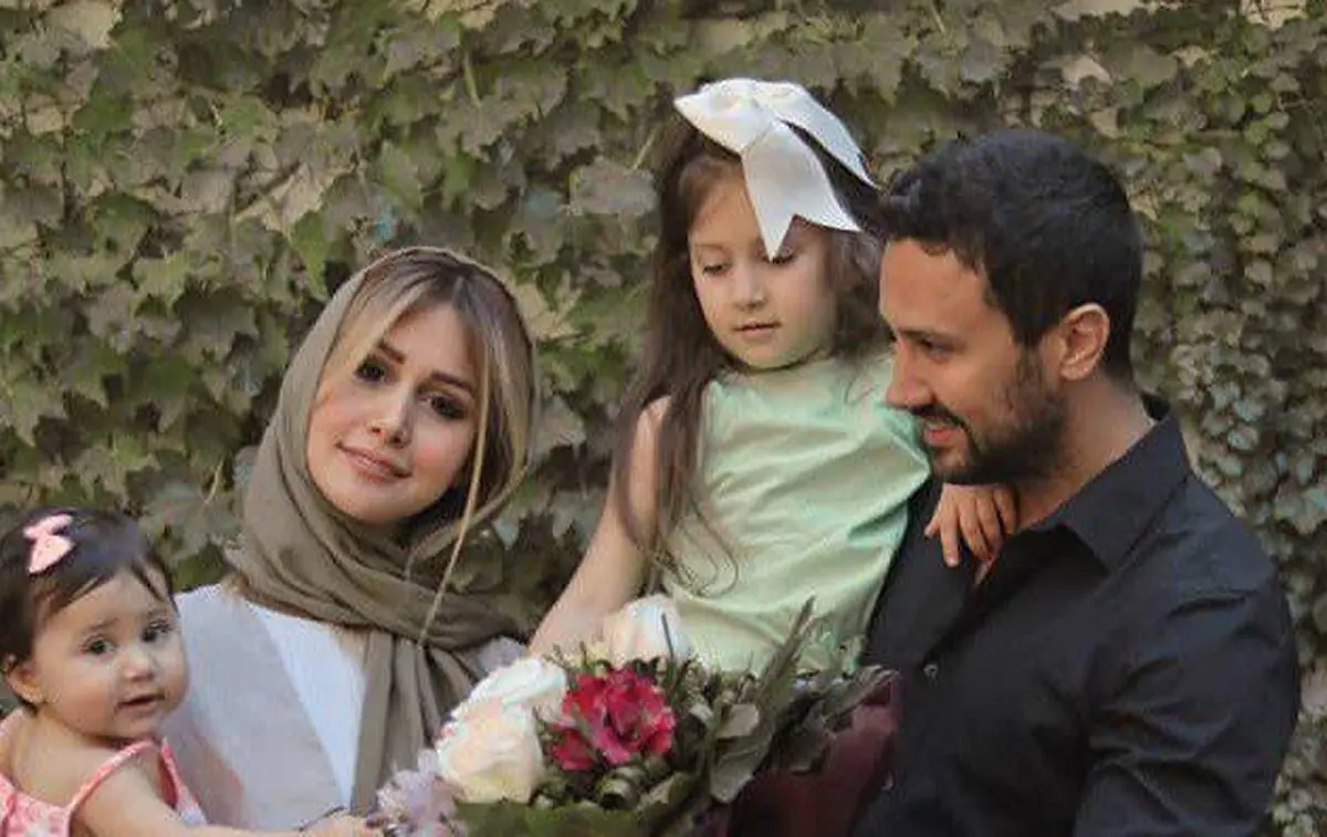 سلفی سپیده بزمی پور و دخترانش /عکس