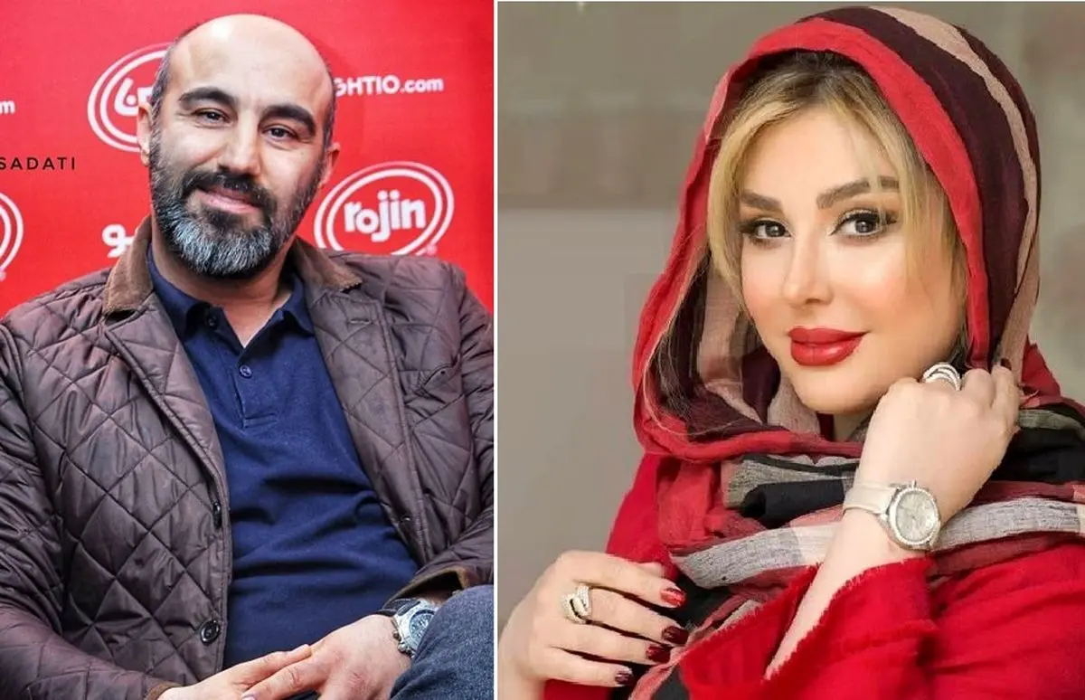 گریم منحصر به فرد محسن تنابنده و نیوشا ضیغمی در نقش جنس مخالف /عکس