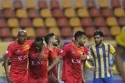 گل اول فولاد به پرسپولیس توسط کولیبالی+ فیلم