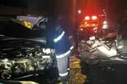 پنج کشته و مجروح در حادثه رانندگی+عکس
