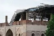 تخریب سقف چشمه عمارت بهشهر