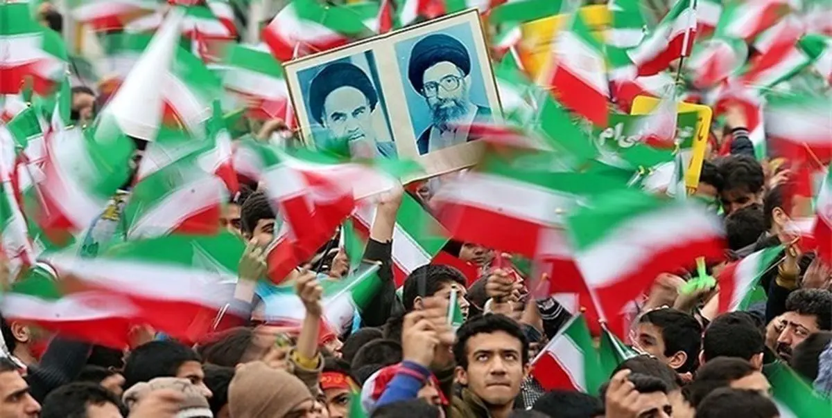 بارش رحمت الهی بر سر راهپیمایان یومالله ۲۲ بهمن