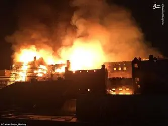 آتش سوزی در گلاسکو
