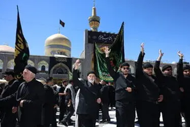 عزاداری شهادت امام رضا ( ع ) در مشهد