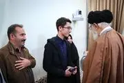 دیدار آرین غلامی با رهبر انقلاب/ فیلم