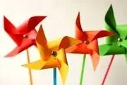 فرفره های رنگی در انتظار کریسمس