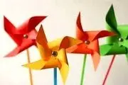 فرفره های رنگی در انتظار کریسمس