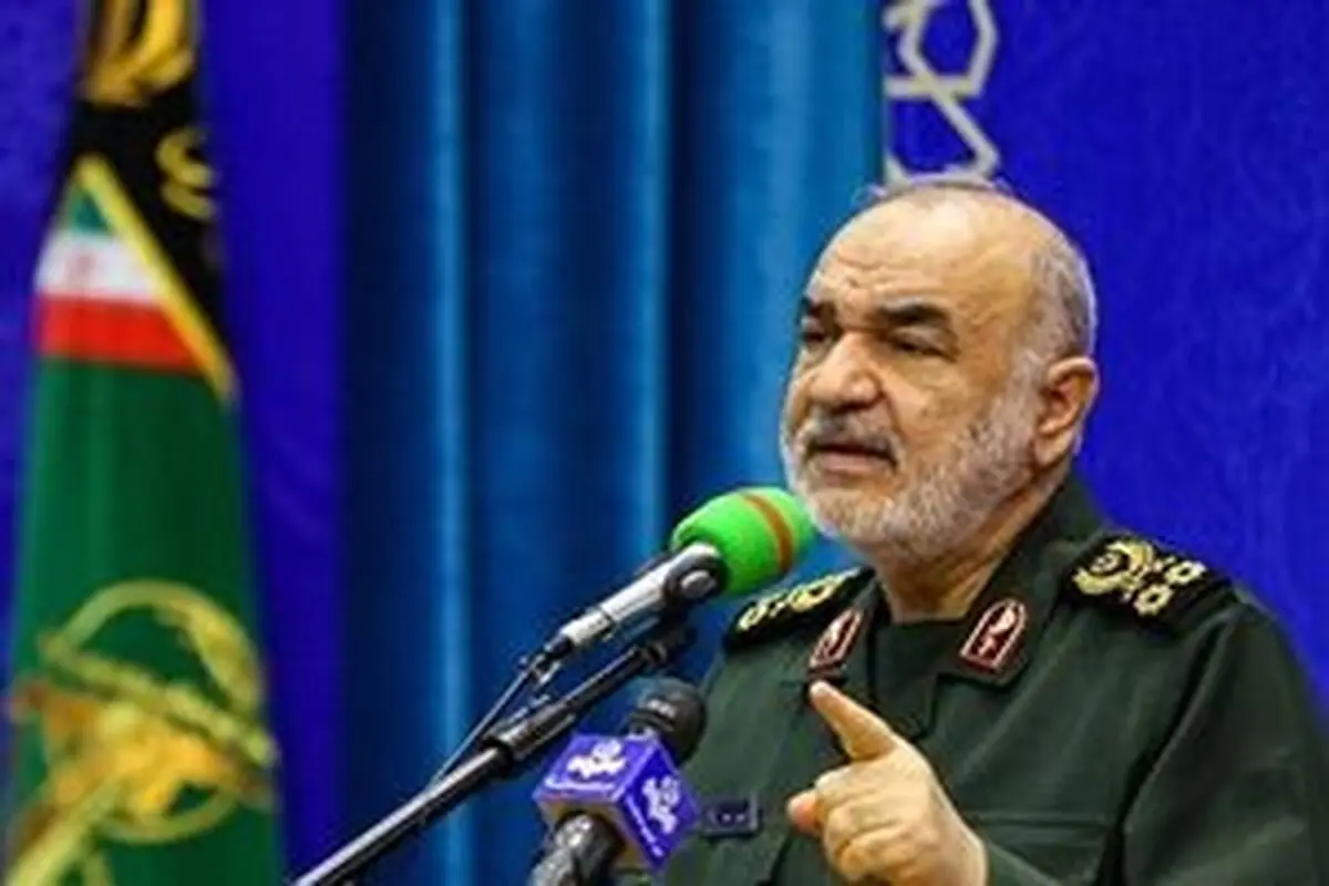 سردار سلامی سخنران مراسم تشییع شهید سردار مهدی موسوی