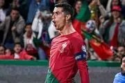 رکوردی دیگر برای رونالدو در بازی‌های ملی