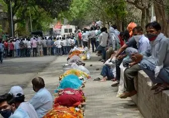 تعداد مبتلایان روزانه به کرونا در هند رکورد زد