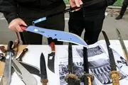 برخورد با قمه‌فروش‌ها در تهران