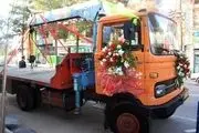 کامیونی که ماشین عروس شد/ عکس