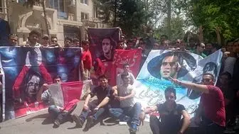 تجمع هواداران کریمی در تمرین پرسپولیس