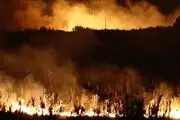 تصویر دیدنی از نقطه زنی هلی کوپتر ترکیه ای روی آتش سوزی جنگل های الیت 