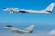 رهگیری دو «توپولوف» روسیه توسط جنگنده‌های انگلیس