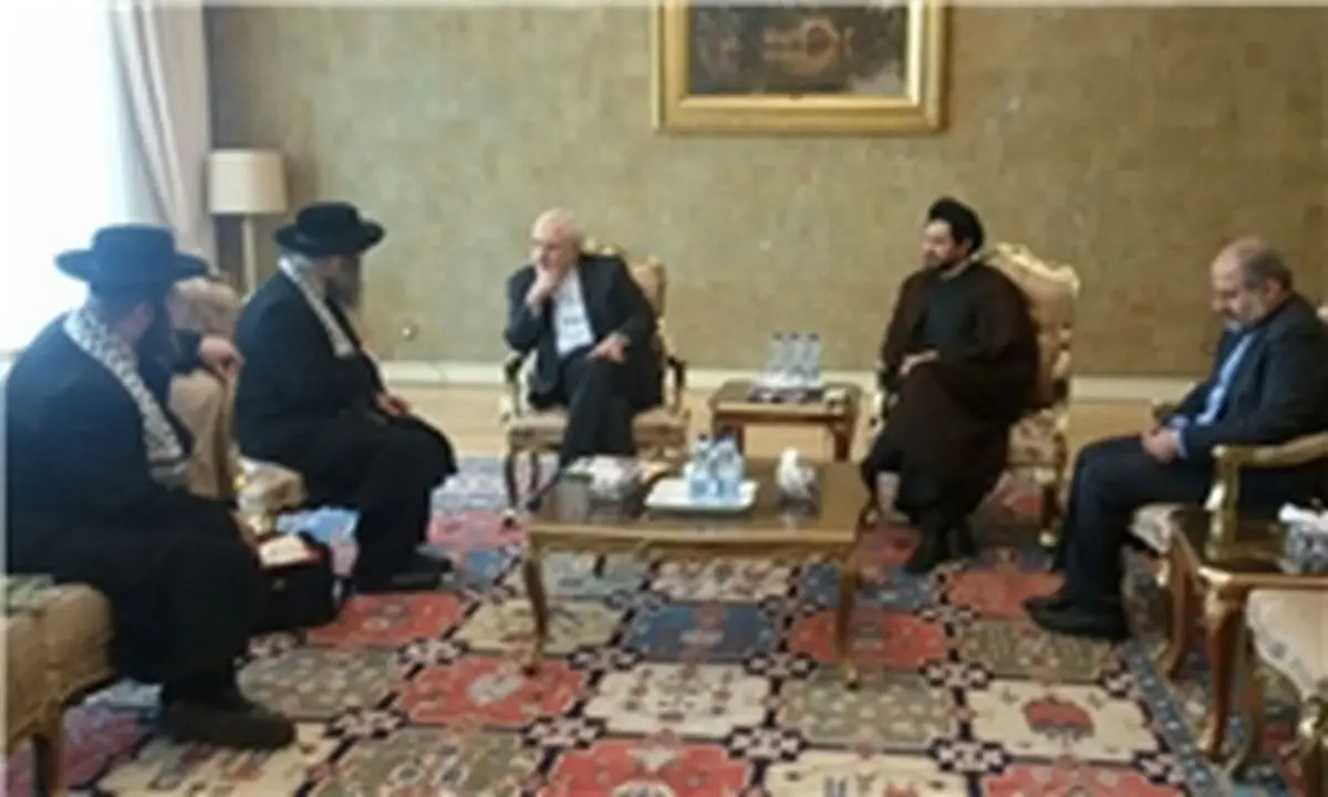 دو خاخام ضد صهیونیسم با ظریف دیدار کردند+تصاویر