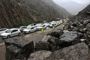 انسداد آزادراه تهران ـ شمال براثر وقوع سیلاب +جزئیات