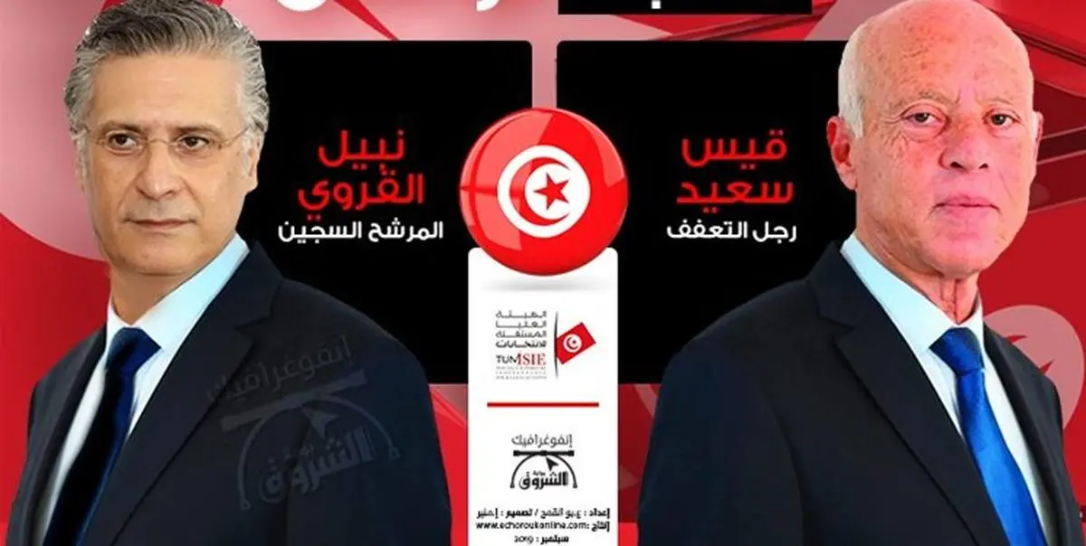 رقابت سخت «قیس سعید» و «نبیل القروی» در انتخابات تونس