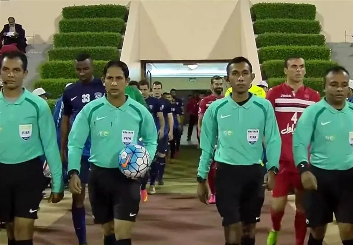 جوسازی سعودی ها علیه داور بازی الهلال و پرسپولیس+عکس