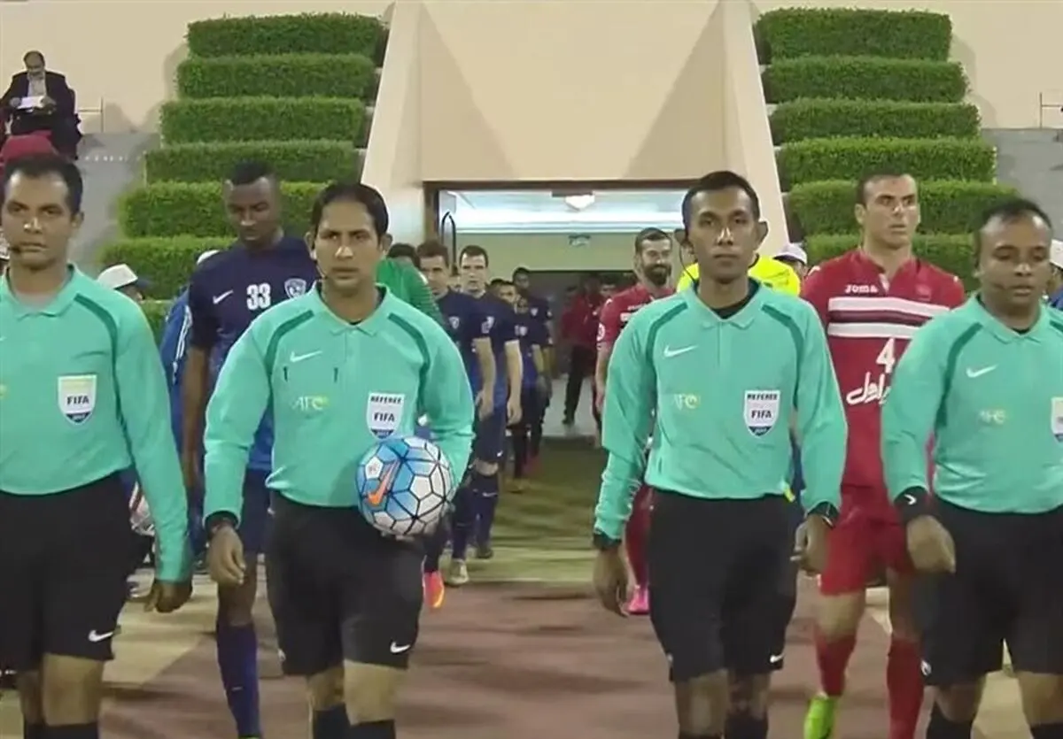 جوسازی سعودی ها علیه داور بازی الهلال و پرسپولیس+عکس