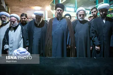 مراسم تشییع آیت الله حسن صانعی (ره)