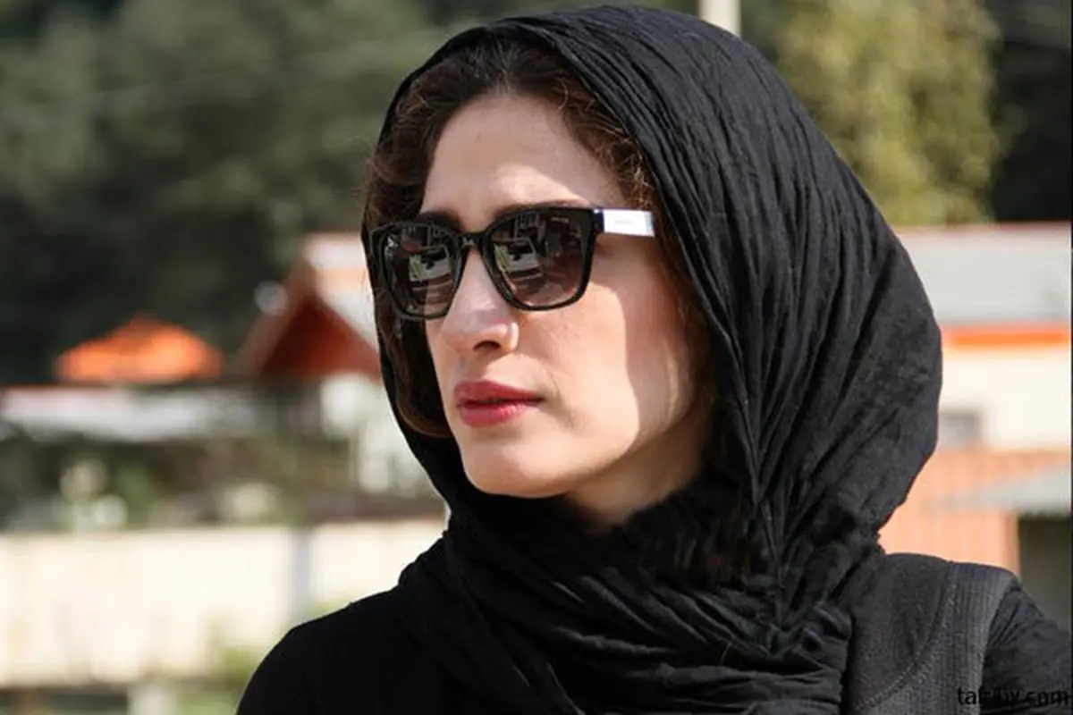 چهره مغموم خانم بازیگر/ عکس
