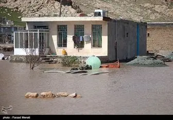 وقوع سیلاب و آبگرفتگی در برخی نقاط استان کرمانشاه