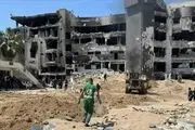 کشف گور جمعی اجساد سوخته فلسطینیان در حیاط بیمارستان الشفاء