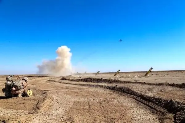 تصویر جدید از ابهت فرمانده کل سپاه در میدان رزم