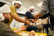 پخت و آماده سازی غذا در مرز چذابه
