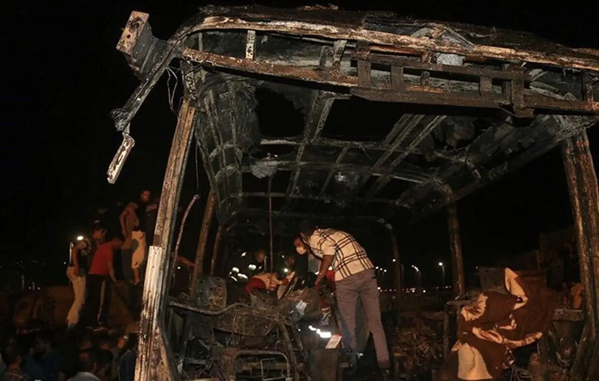 تصادف تانکر نفتکش با اتوبوس مسافربری "هیچگونه" ارتباطی به سپاه ندارد