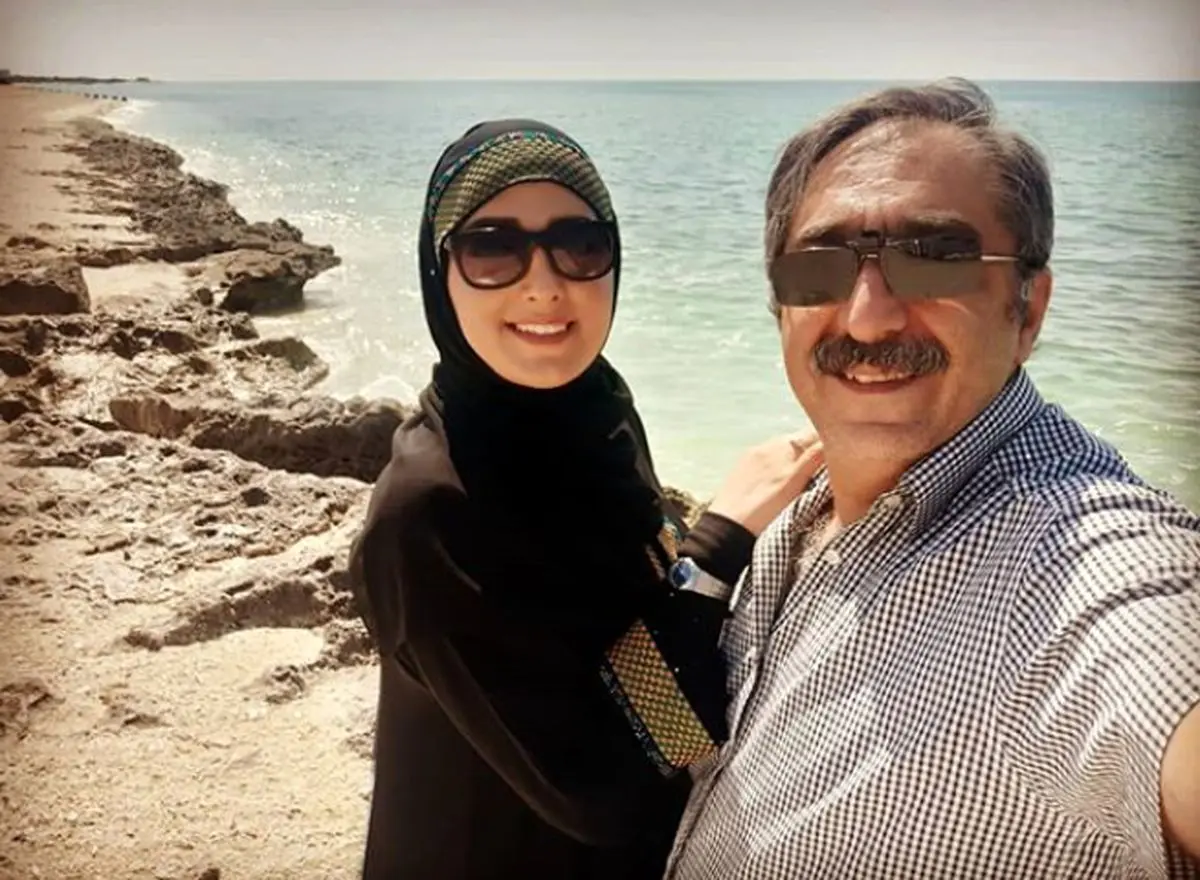قربون صدقه های خانم مجری برای همسرِ مشهورش/ عکس
