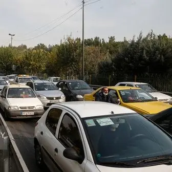 ترافیک سنگین در آزادراه قزوین - کرج
