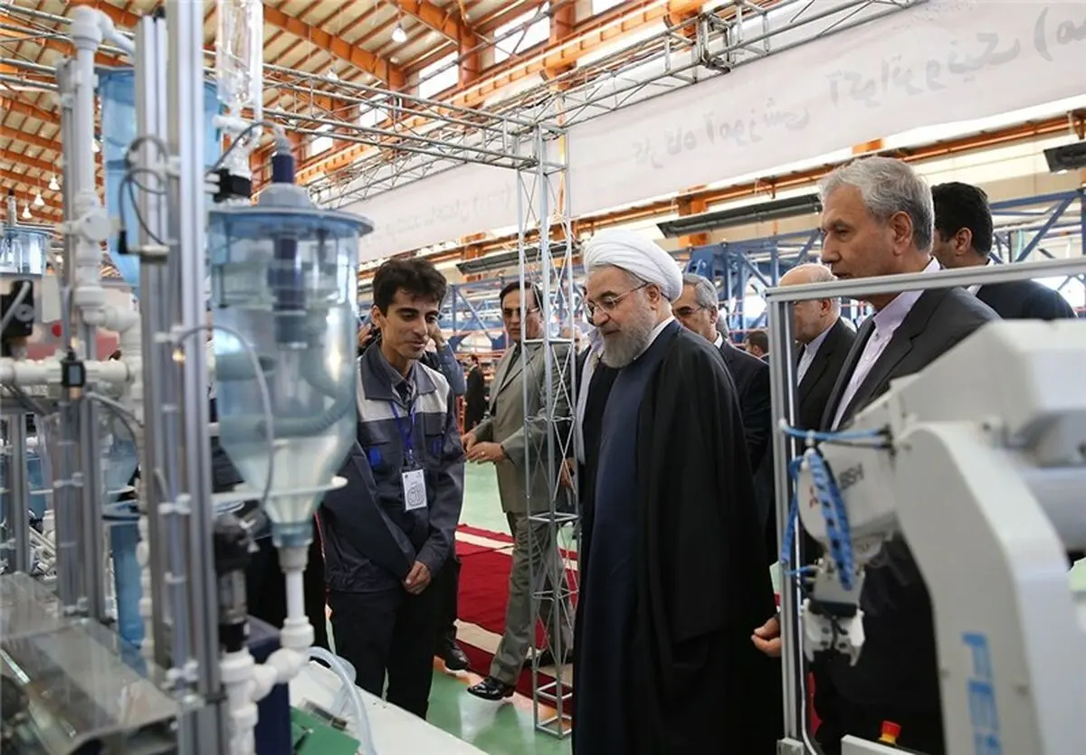 روحانی از دستاوردهای مپنا بازدید کرد
